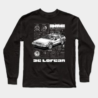 De Lorean Long Sleeve T-Shirt