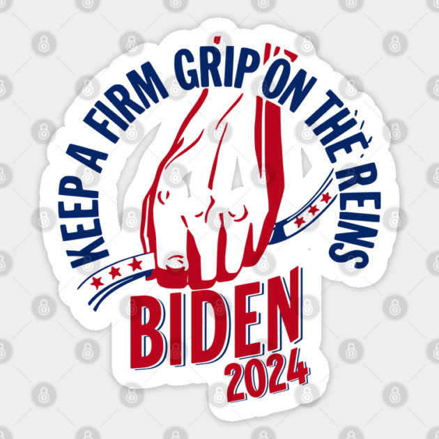 Re-elect Joe Biden 2024 US Presidential Campaign Sticker by Yesteeyear