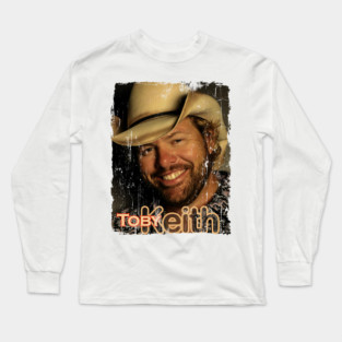 Toby Keith 2 - Artdrawing Long Sleeve T-Shirt