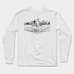 Waukegan - Illinois Long Sleeve T-Shirt