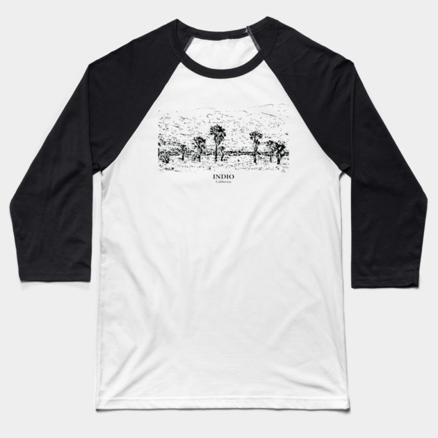 Indio - California Baseball T-Shirt by Lakeric