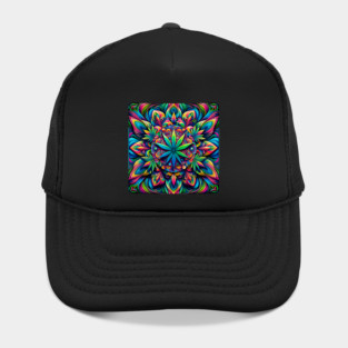 Psychedelic Cannabis Mandala Hat