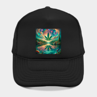 Enchanted Forest Cannabis Universe Hat