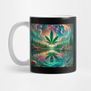 Enchanted Forest Cannabis Universe Mug