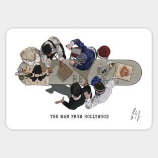 Four Rooms: The Man From Hollywood Sticker