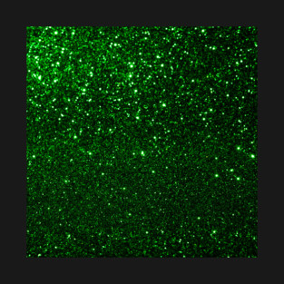 Sparkling Green Glitter T-Shirt