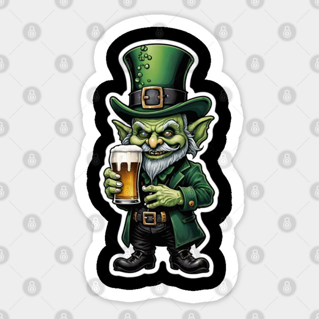 St Patricks Day Leprechaun 2 Sticker by Grave Digs