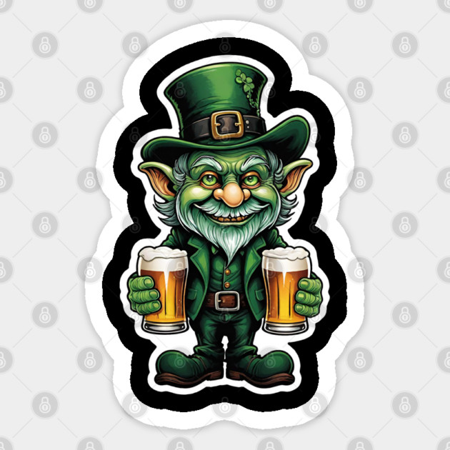 St Patricks Day Leprechaun 3 Sticker by Grave Digs