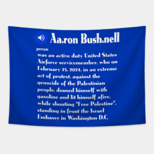 Definition: Aaron Bushnell - Front Tapestry