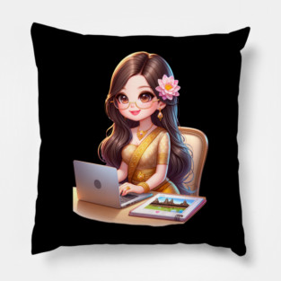 Khmer Woman Professional Pillow