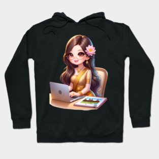 Khmer Woman Professional Hoodie