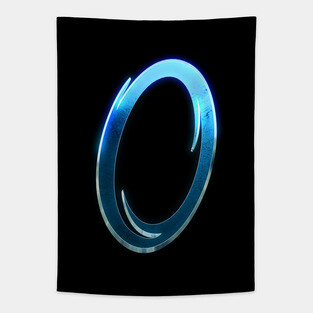 Blue portal Tapestry