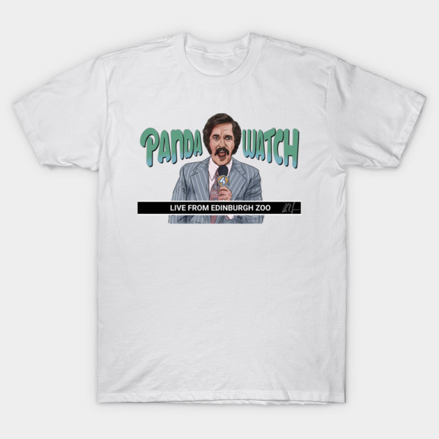 Anchorman: PANDA WATCH T-Shirt by 51Deesigns