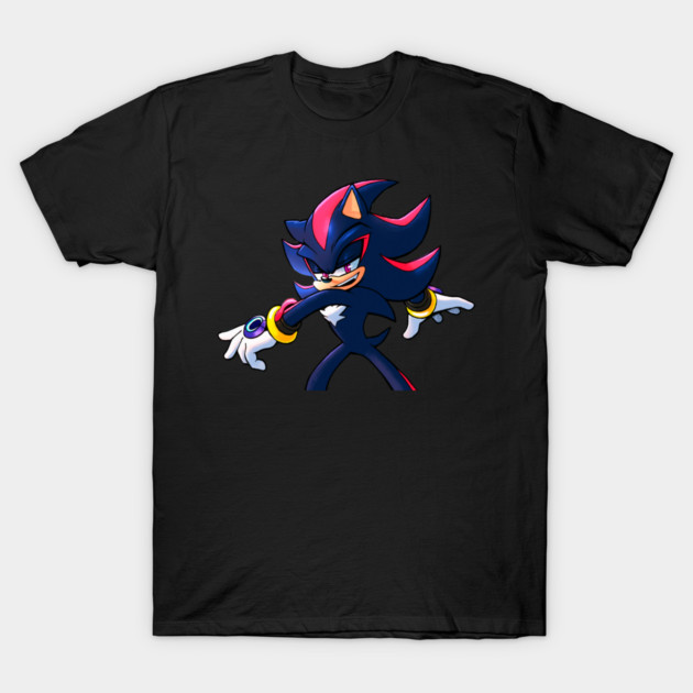 Shadow The Hedgehog - Sonic Prime T-Shirt by Lunatyk