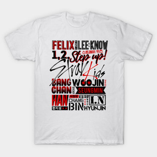 STRAY KIDS Font Collage T-Shirt
