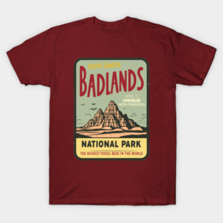 Badlands National Park Aged Look T-Shirt