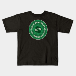 From Port To Pub - Cruise Vacation - St. Patrick's Day 2026 Kids T-Shirt