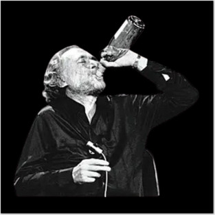 Charles Bukowski Drink - Black Vintage Posters and Art