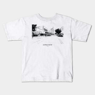 Longview - Texas Kids T-Shirt