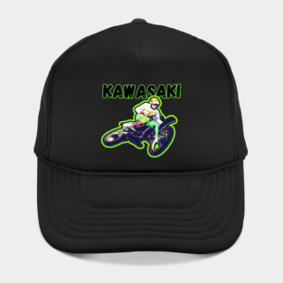 Vintage Motocross Kawasaki Hat