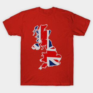 Great Britain (White Outline) T-Shirt