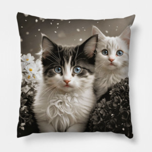 Gorgeous Cute Kittens & Cats Pillow