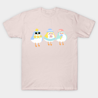 Target Birds Summer Cute Art T-Shirt