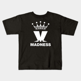 Madness Band White Print Kids T-Shirt