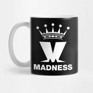Madness Band White Print Mug