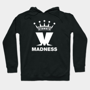 Madness Band White Print Hoodie