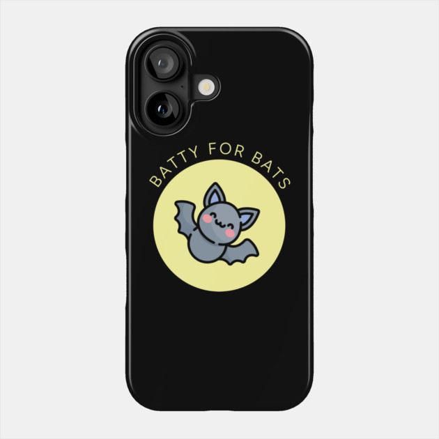 Batty for Bats Phone Case by HolidayBug