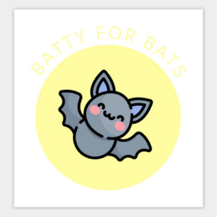 Batty for Bats Sticker
