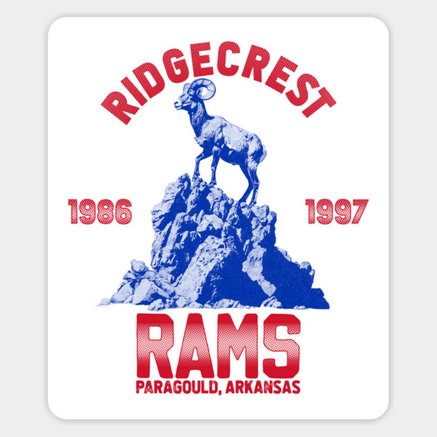 Rams 86-97 Sticker by rt-shirts