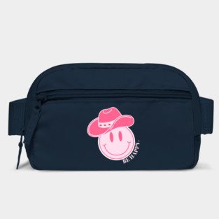 Preppy Pink Smiley Cowgirl Bag