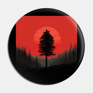 Dawn sequoia Pin