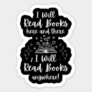 I Will Read Book Sticker