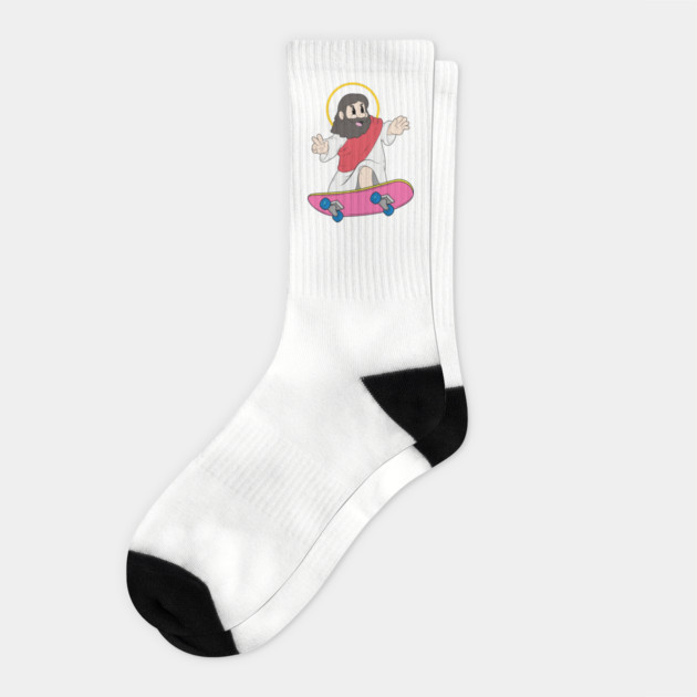Jesus Skate: Lord of the Board Socks by GoshWow®