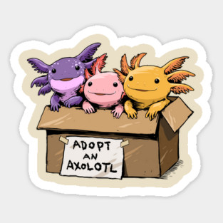 Adopt An Axolotl Magnet
