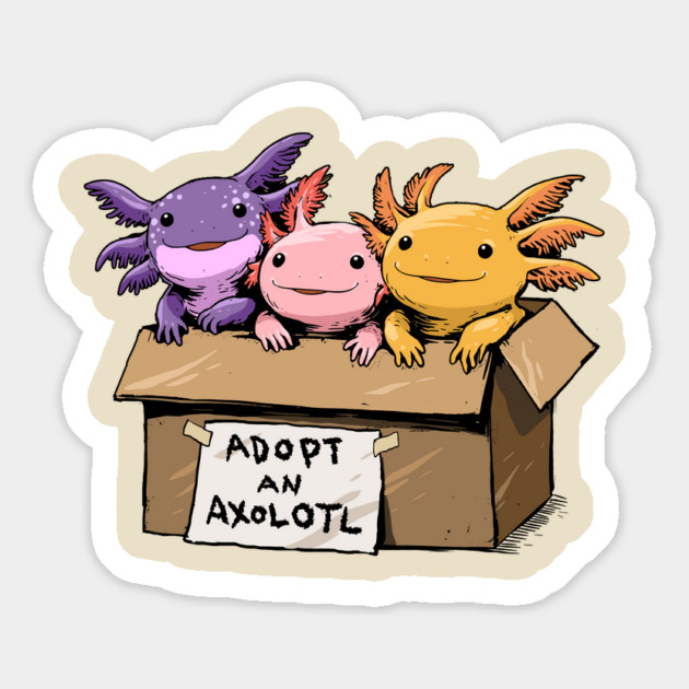 Adopt An Axolotl Magnet by GoshWow®
