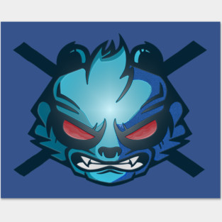 blue bear Posters and Art