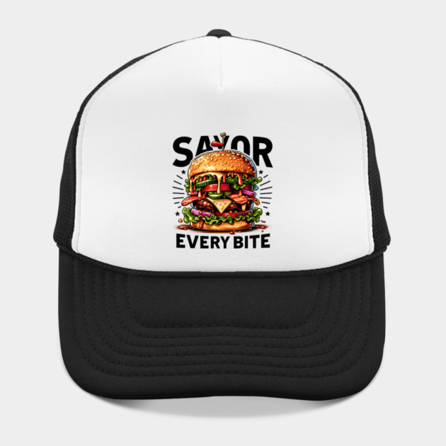 Savor Every Bite – Bold Juicy Burger Foodie Graphic by MakerMind8.2
