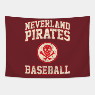 Neverland Pirates Baseball Tapestry