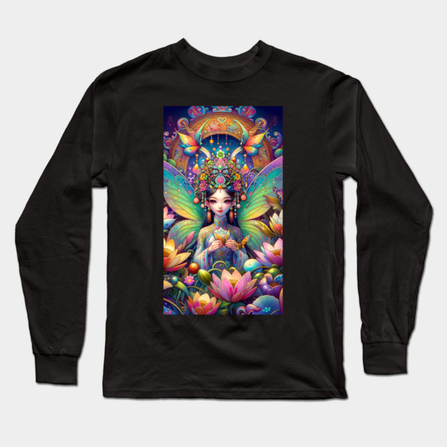 Vietnamese Fairy Long Sleeve T-Shirt by HolidayBug