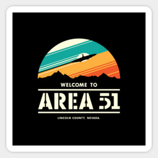 Welcome to Area 51 Sticker