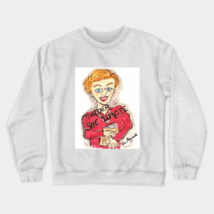Murder, She Wrote Angela Lansbury Crewneck Sweatshirt