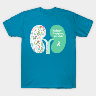Kidney Transplant Wildflowers Original Design T-Shirt