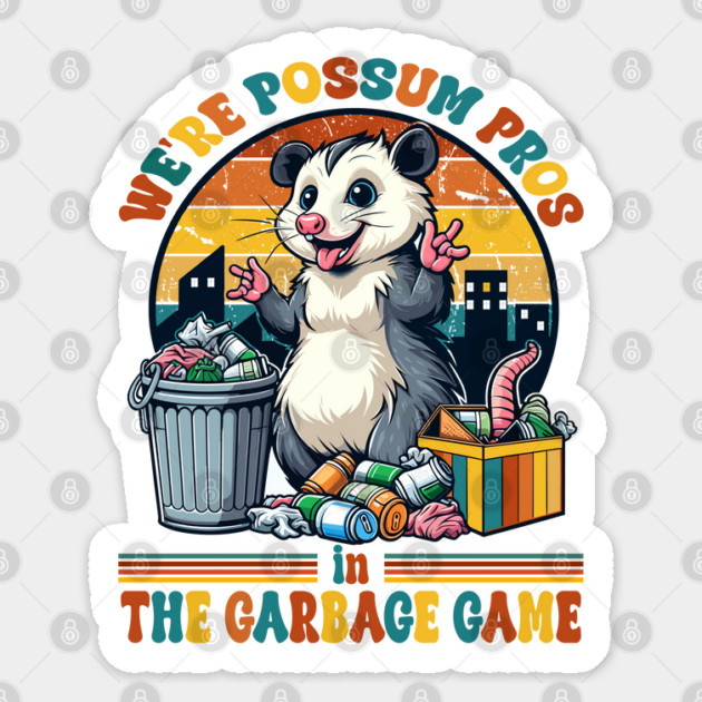 Opossum Quotes Sticker by JessArty