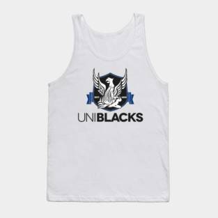 melbourne university football club uniblacks design logo Tank Top