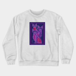 Tree Cats Crewneck Sweatshirt