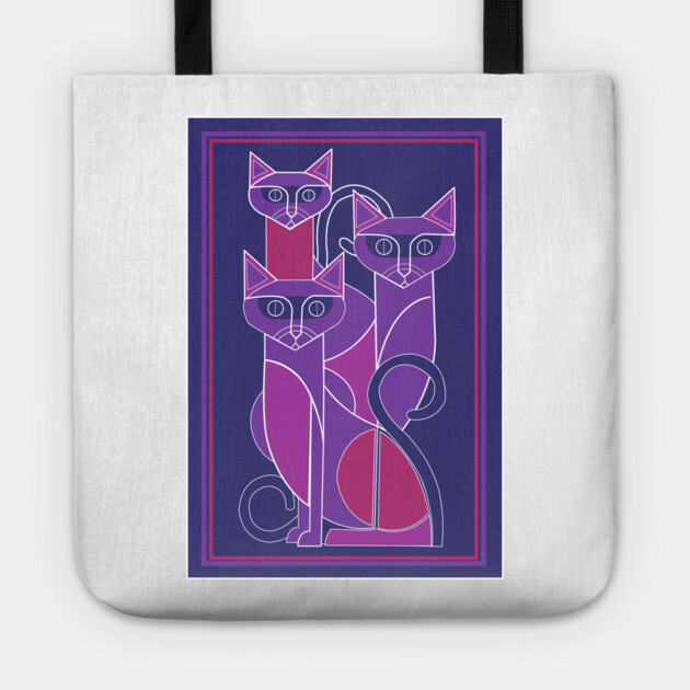 Tree Cats Tote by DickinsonDesign